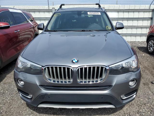 5UXWZ7C33H0V92101 - 2017 BMW X3 SDRIVE28I GRAY photo 5
