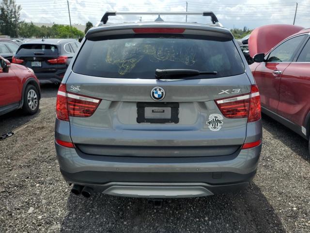 5UXWZ7C33H0V92101 - 2017 BMW X3 SDRIVE28I GRAY photo 6