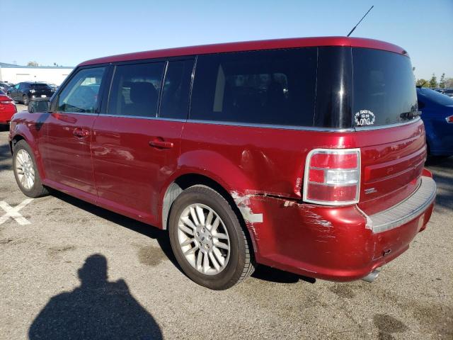 2FMGK5C80DBD09359 - 2013 FORD FLEX SEL RED photo 2