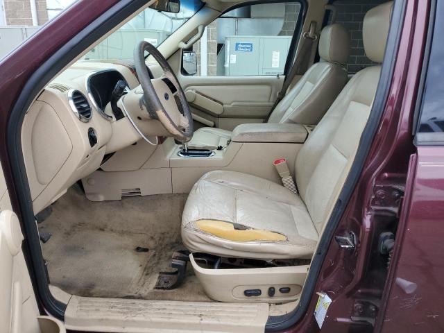 1FMEU74E66UA20937 - 2006 FORD EXPLORER EDDIE BAUER BURGUNDY photo 7