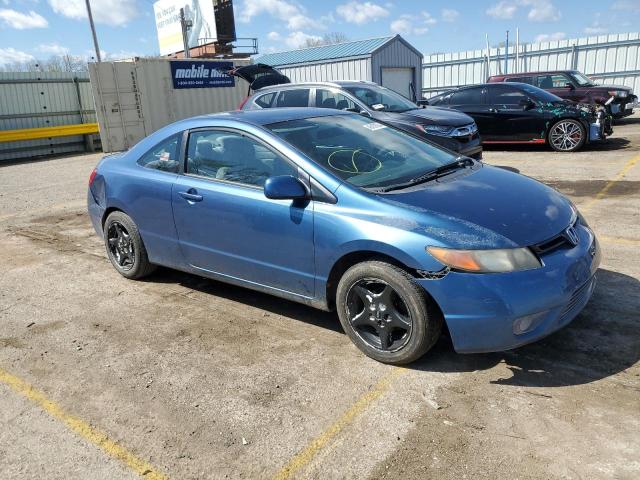 2HGFG12616H529783 - 2006 HONDA CIVIC LX BLUE photo 4