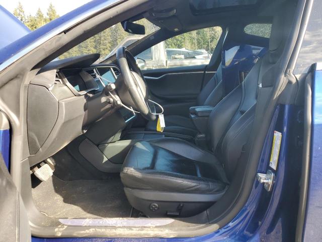 5YJSA1E27FF116148 - 2015 TESLA MODEL S 蓝色 照片 7