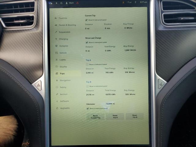 5YJSA1E27FF116148 - 2015 TESLA MODEL S 蓝色 照片 9