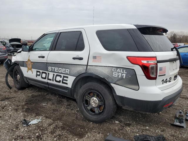 1FM5K8AR1EGB54318 - 2014 FORD EXPLORER POLICE INTERCEPTOR 白色 照片 2