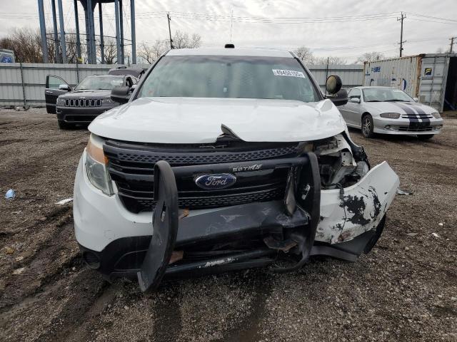 1FM5K8AR1EGB54318 - 2014 FORD EXPLORER POLICE INTERCEPTOR 白色 照片 5