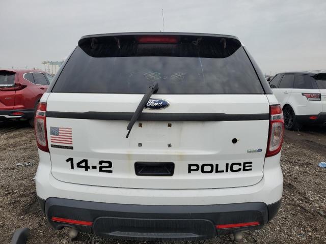 1FM5K8AR1EGB54318 - 2014 FORD EXPLORER POLICE INTERCEPTOR 白色 照片 6