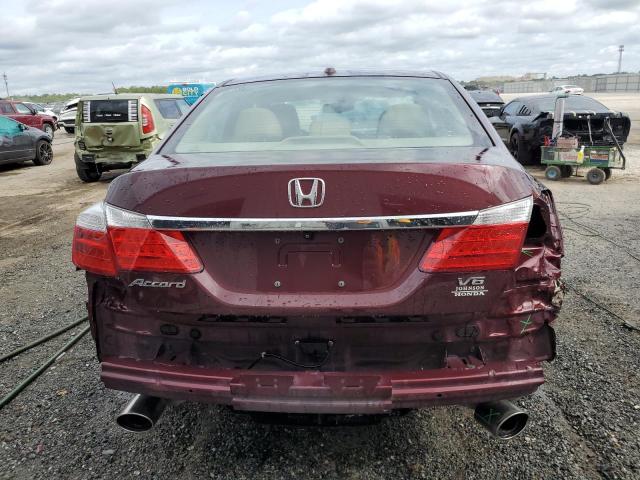 1HGCR3F81FA011014 - 2015 HONDA ACCORD EXL MAROON photo 6