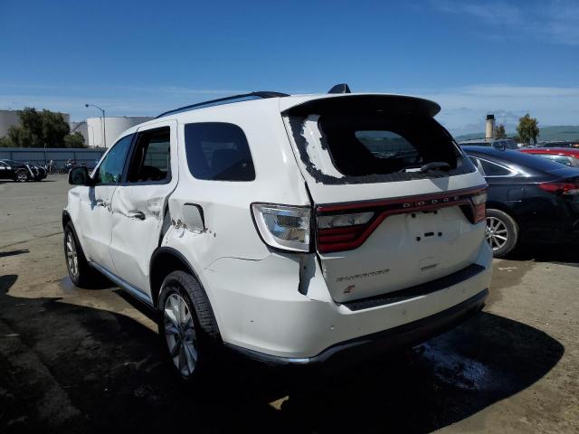 1C4RDJAGXNC226887 - 2022 DODGE DURANGO SXT WHITE photo 2