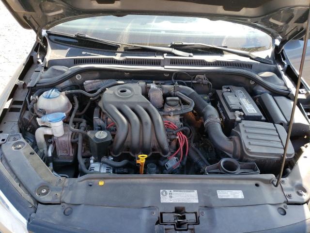 3VW2K7AJ3EM365244 - 2014 VOLKSWAGEN JETTA BASE Մոխրագույն լուսանկար 11