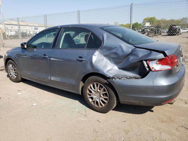 3VW2K7AJ3EM365244 - 2014 VOLKSWAGEN JETTA BASE Մոխրագույն լուսանկար 2