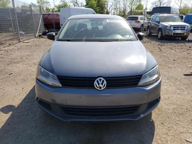 3VW2K7AJ3EM365244 - 2014 VOLKSWAGEN JETTA BASE Մոխրագույն լուսանկար 5