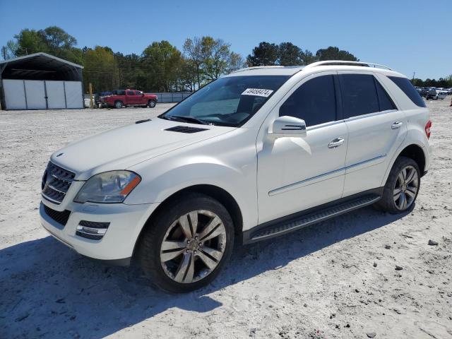 4JGBB8GB5BA699322 - 2011 MERCEDES-BENZ ML 350 4MATIC WHITE photo 1