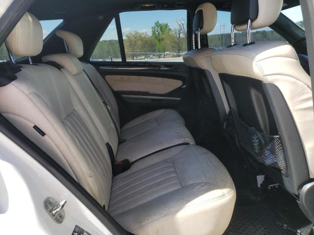 4JGBB8GB5BA699322 - 2011 MERCEDES-BENZ ML 350 4MATIC WHITE photo 11