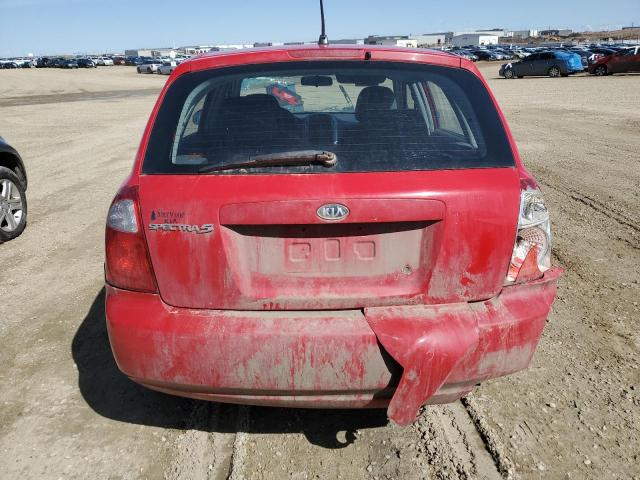 KNAFE161265316168 - 2006 KIA SPECTRA5 RED photo 6