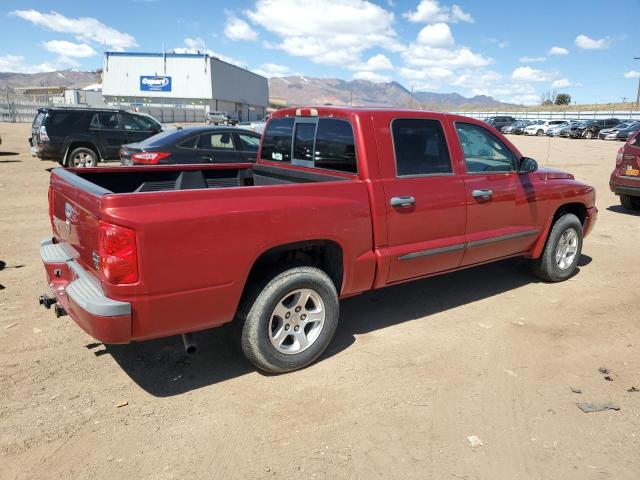 1D7HW48P07S226036 - 2007 DODGE DAKOTA QUAD SLT RED photo 3