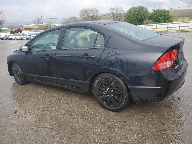 1HGFA16558L011152 - 2008 HONDA CIVIC LX BLACK photo 2