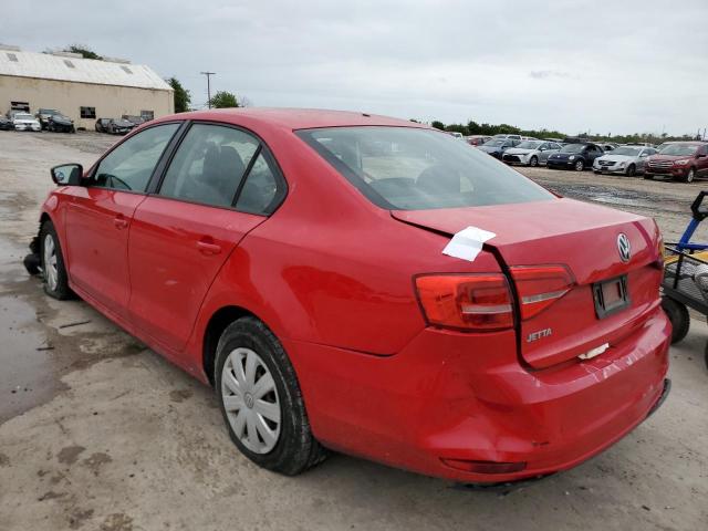 3VW2K7AJ4FM293343 - 2015 VOLKSWAGEN JETTA BASE Qırmızı foto 2