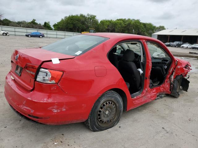 3VW2K7AJ4FM293343 - 2015 VOLKSWAGEN JETTA BASE Qırmızı foto 3