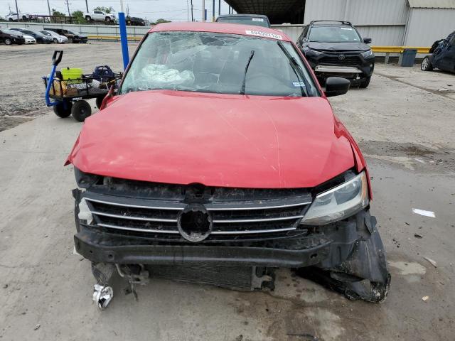 3VW2K7AJ4FM293343 - 2015 VOLKSWAGEN JETTA BASE Qırmızı foto 5