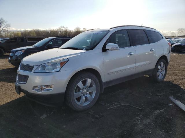 1GNKVLEDXBJ160107 - 2011 CHEVROLET TRAVERSE LTZ WHITE photo 1