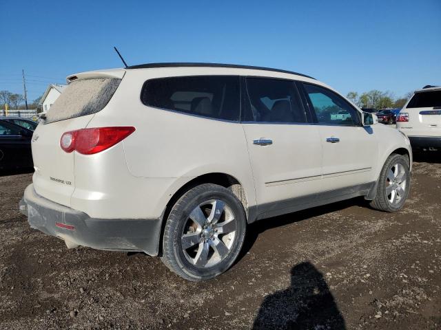 1GNKVLEDXBJ160107 - 2011 CHEVROLET TRAVERSE LTZ WHITE photo 3