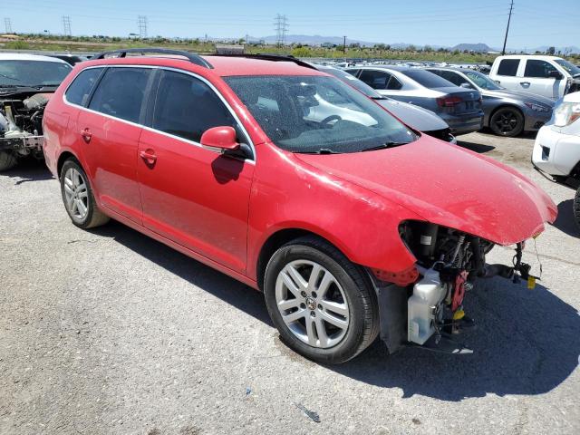 3VWPL7AJ7CM713885 - 2012 VOLKSWAGEN JETTA TDI RED photo 4