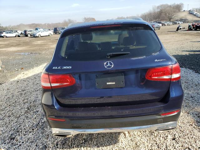 WDC0G4KB7HF181277 - 2017 MERCEDES-BENZ GLC 300 4MATIC BLUE photo 6