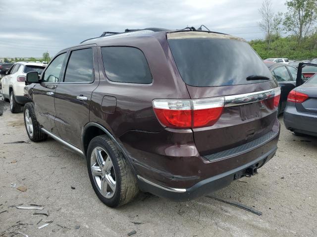 1C4RDHEG5CC204926 - 2012 DODGE DURANGO CITADEL MAROON photo 2