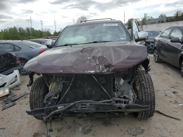 1C4RDHEG5CC204926 - 2012 DODGE DURANGO CITADEL MAROON photo 5