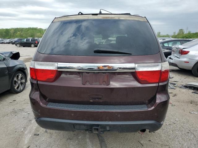 1C4RDHEG5CC204926 - 2012 DODGE DURANGO CITADEL MAROON photo 6