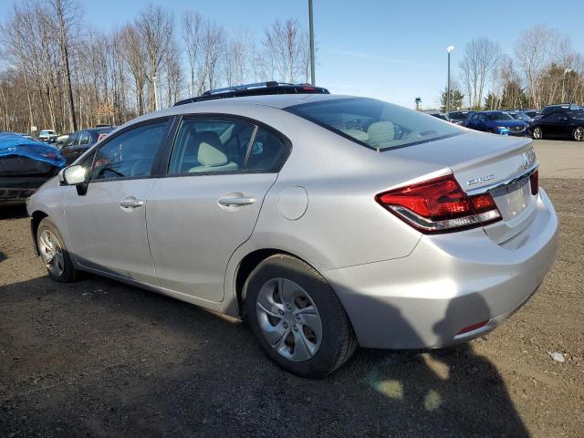 19XFB2F52FE223692 - 2015 HONDA CIVIC LX SILVER photo 2