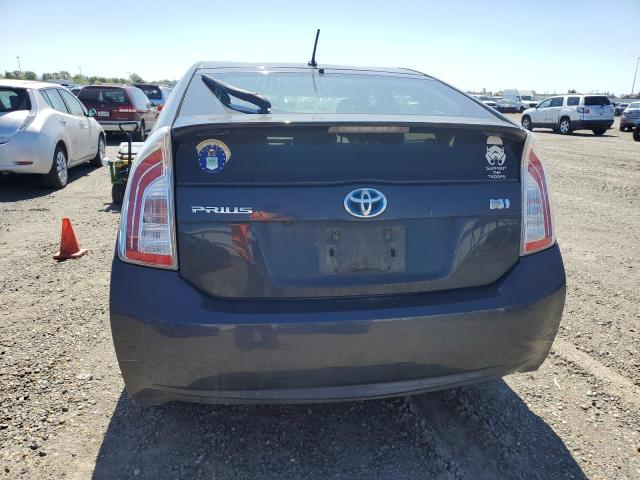 JTDKN3DU2F0443879 - 2015 TOYOTA PRIUS CHARCOAL photo 6