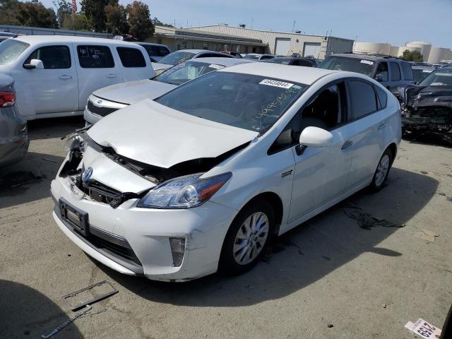 JTDKN3DP4E3062039 - 2014 TOYOTA PRIUS PLUG WHITE photo 1