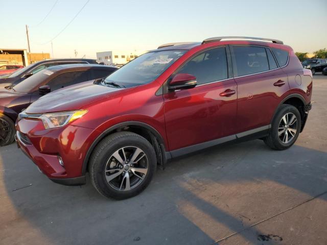 JTMWFREV6JD114970 - 2018 TOYOTA RAV4 ADVENTURE BURGUNDY photo 1