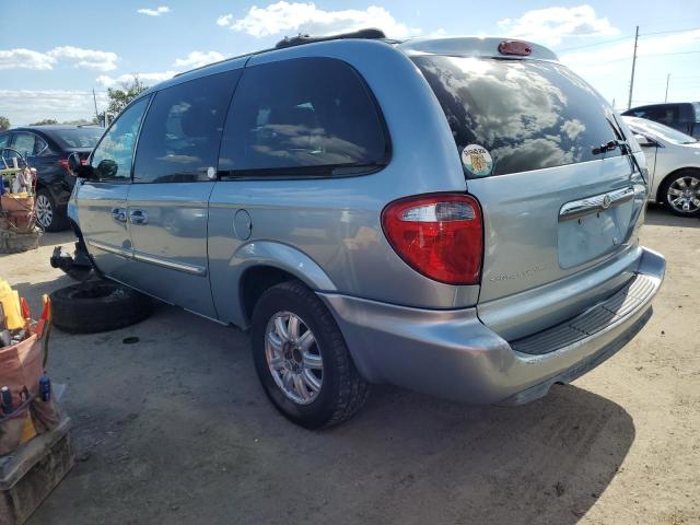 2C8GP54L65R222730 - 2005 CHRYSLER TOWN & COU TOURING BLUE photo 2