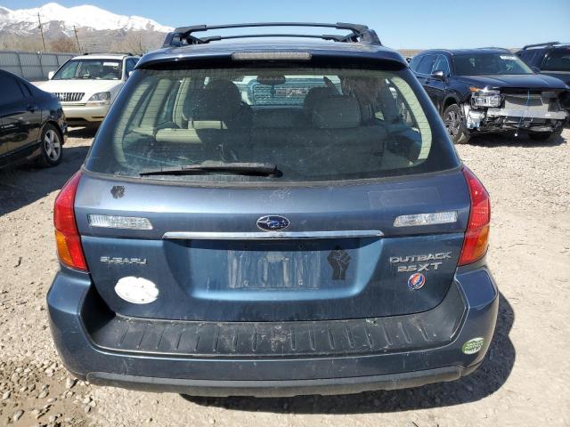 4S4BP67C764300686 - 2006 SUBARU LEGACY OUTBACK 2.5 XT LIMITED BLUE photo 6