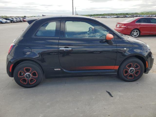 3C3CFFGE1FT549805 - 2015 FIAT 500 ELECTRIC BLACK photo 3