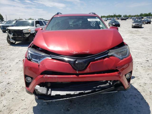 2T3WFREVXGW240356 - 2016 TOYOTA RAV4 XLE RED photo 5