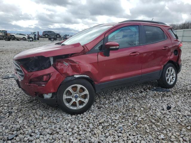 MAJ6S3GL6LC394733 - 2020 FORD ECOSPORT SE RED photo 1