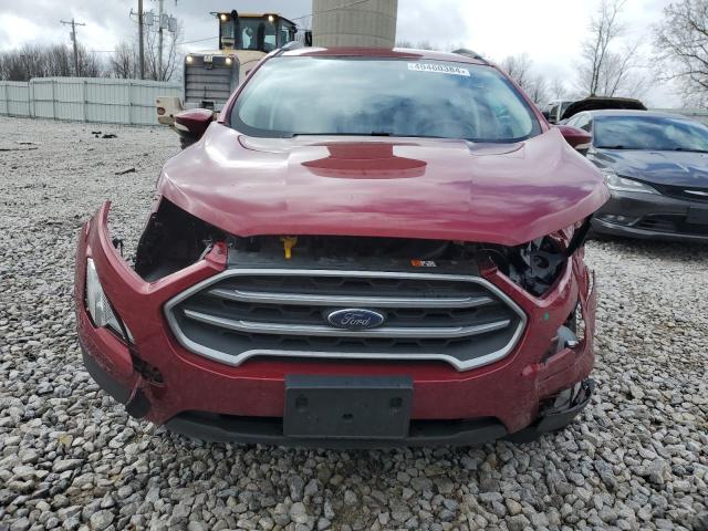 MAJ6S3GL6LC394733 - 2020 FORD ECOSPORT SE RED photo 5