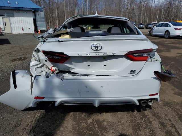 4T1G11BK9PU087783 - 2023 TOYOTA CAMRY SE NIGHT SHADE WHITE photo 6