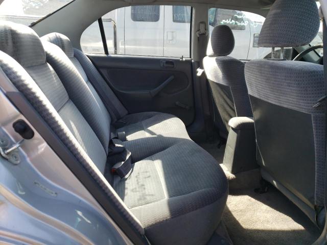 2HGEJ6617YH550066 - 2000 HONDA CIVIC BASE SILVER photo 10