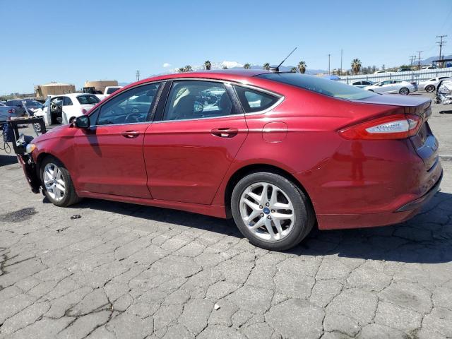 3FA6P0H76DR209181 - 2013 FORD FUSION SE RED photo 2