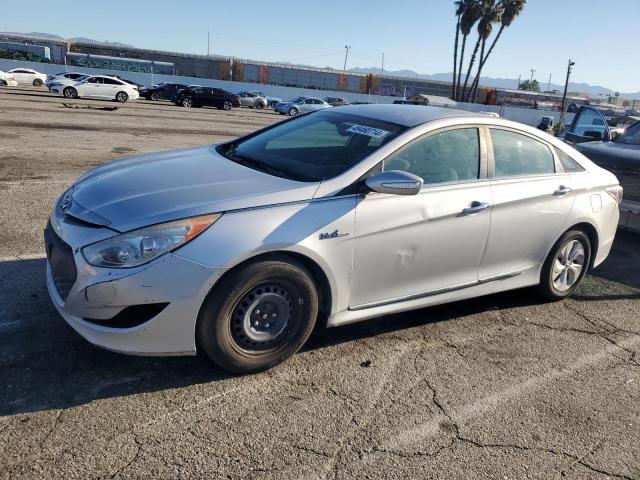 KMHEC4A4XFA137502 - 2015 HYUNDAI SONATA HYBRID SILVER photo 1