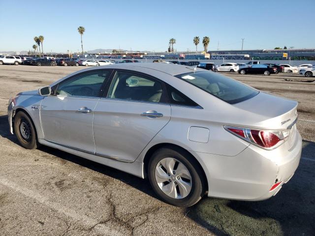 KMHEC4A4XFA137502 - 2015 HYUNDAI SONATA HYBRID SILVER photo 2