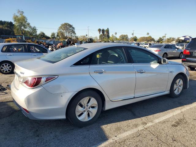 KMHEC4A4XFA137502 - 2015 HYUNDAI SONATA HYBRID SILVER photo 3