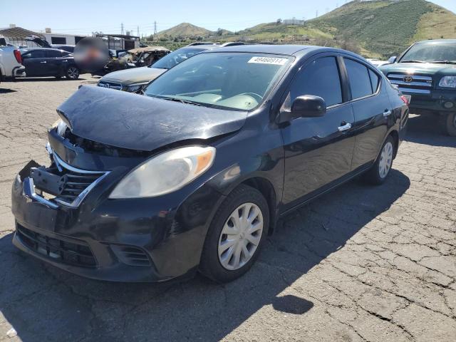 3N1CN7AP5EL801636 - 2014 NISSAN VERSA S BLACK photo 1