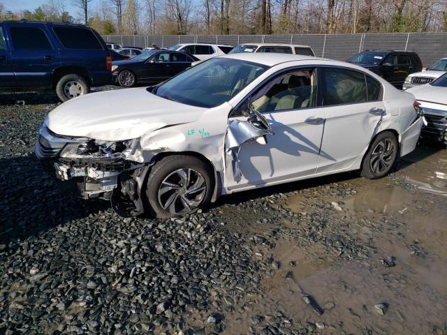 1HGCR2F32HA185854 - 2017 HONDA ACCORD LX WHITE photo 1