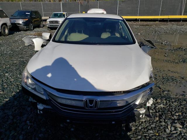 1HGCR2F32HA185854 - 2017 HONDA ACCORD LX WHITE photo 5