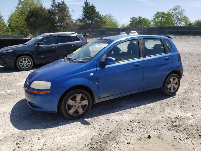KL1TD66677B761467 - 2007 CHEVROLET AVEO BASE BLUE photo 1